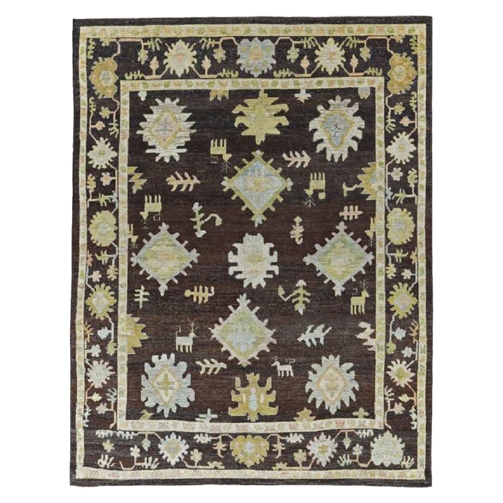 Afghanistan Rose Kollektion Teppiche - Wolle Blau Braun Grün - 90845
