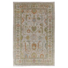 Tappeti Afghanistan Rose Collection - Lana Verde Avorio - 90907