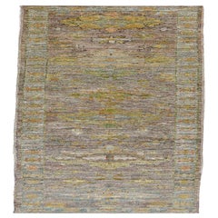 Tappeto Afghanistan Rose Collection - Lana Blu Marrone - 90924
