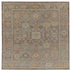 Tappeti Afghanistan Rose Collection - Lana Marrone Verde Rosa - 90972