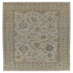 Afghanistan Rose Kollektion Teppiche - Wolle Blau Grün Elfenbein - 90973