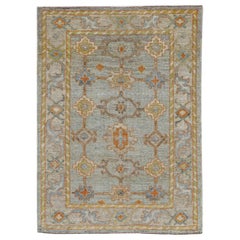 Tappeto Afghanistan Rose Collection'S - Lana Blu Verde - 90981