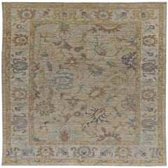 Tappeti Afghanistan Rose Collection - Lana Blu Avorio - 91013