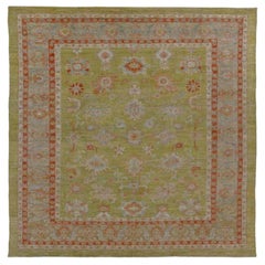 Tappeti Afghanistan Serapi - Lana Verde Azzurro Rosso - 91058