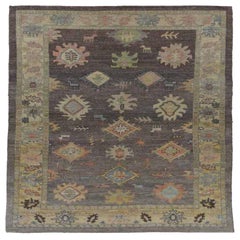Tappeti Afghanistan Rose Collection - Lana Brown Purpel - 91045