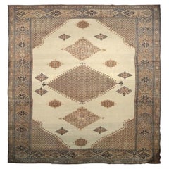 Tapis Persan Dorokhsh Over Size - Laine Brown Ivory Design - 92130