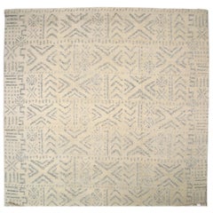 India Comfort Kollektion Over Size Teppich - Wolle Braun Elfenbein - 92146