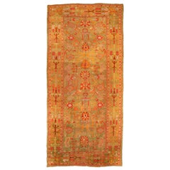 Afghanistan Oushak Area Rugs - Wolle Grün Rot Gelb Design - 92131