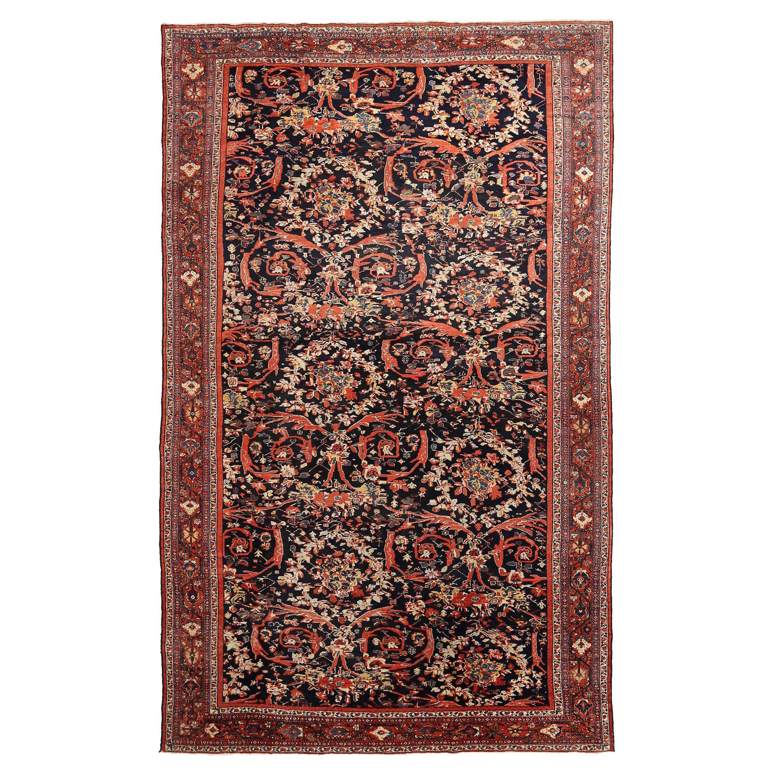 Alfombras Persas Sultanabad Rugs - Lana Marfil Azul Marino Rojo - 92134