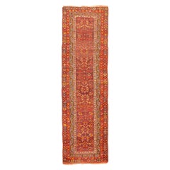 Persian Azerbaijan Runner Rug - Wool Blue Green Red Yellow - 92619