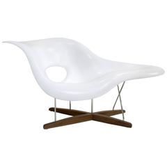 Eames Vitra White La Chaise Chair