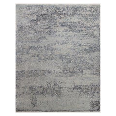 Alfombras de Afganistán - Lana y Seda Tonos de Gris / plata - 93305