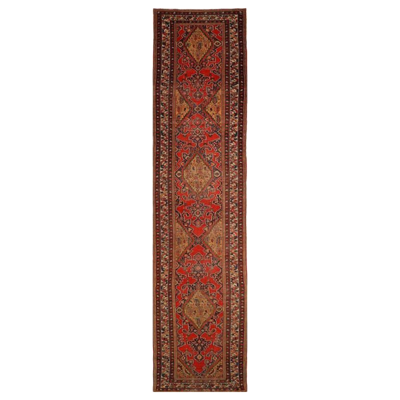 Tappeti persiani Azerbaijan - Lana Blu Navy Rosso Giallo - 93407