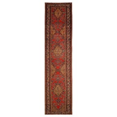 Persian Azerbaijan Area Rugs - Wool Navy Blue Red Yellow - 93407