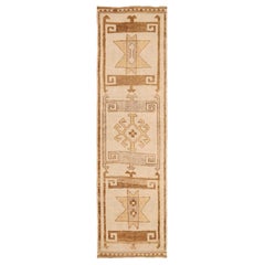 Tapis de course Turkey Anatoly - Laine Brown Ivory Design - 93375