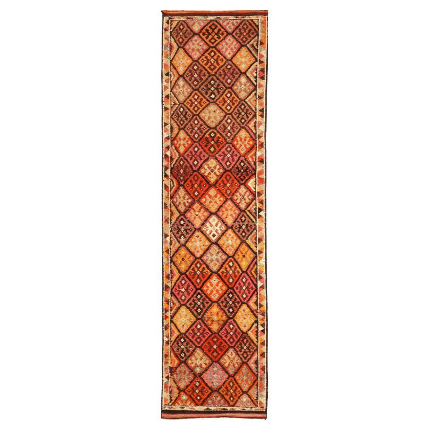 Afghanistan Anatoly Runner Rug - Wool Purpel Red Yellow - 93488