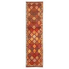Afghanistan Anatoly Runner Rug - Wool Purpel Red Yellow - 93488