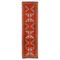 Afghanistan Anatoly-Läufer - Wolle Rot Design - 93537