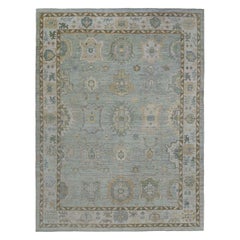 Oushak-Teppiche aus Afghanistan - Wolle in Grau mit Muster - 97272