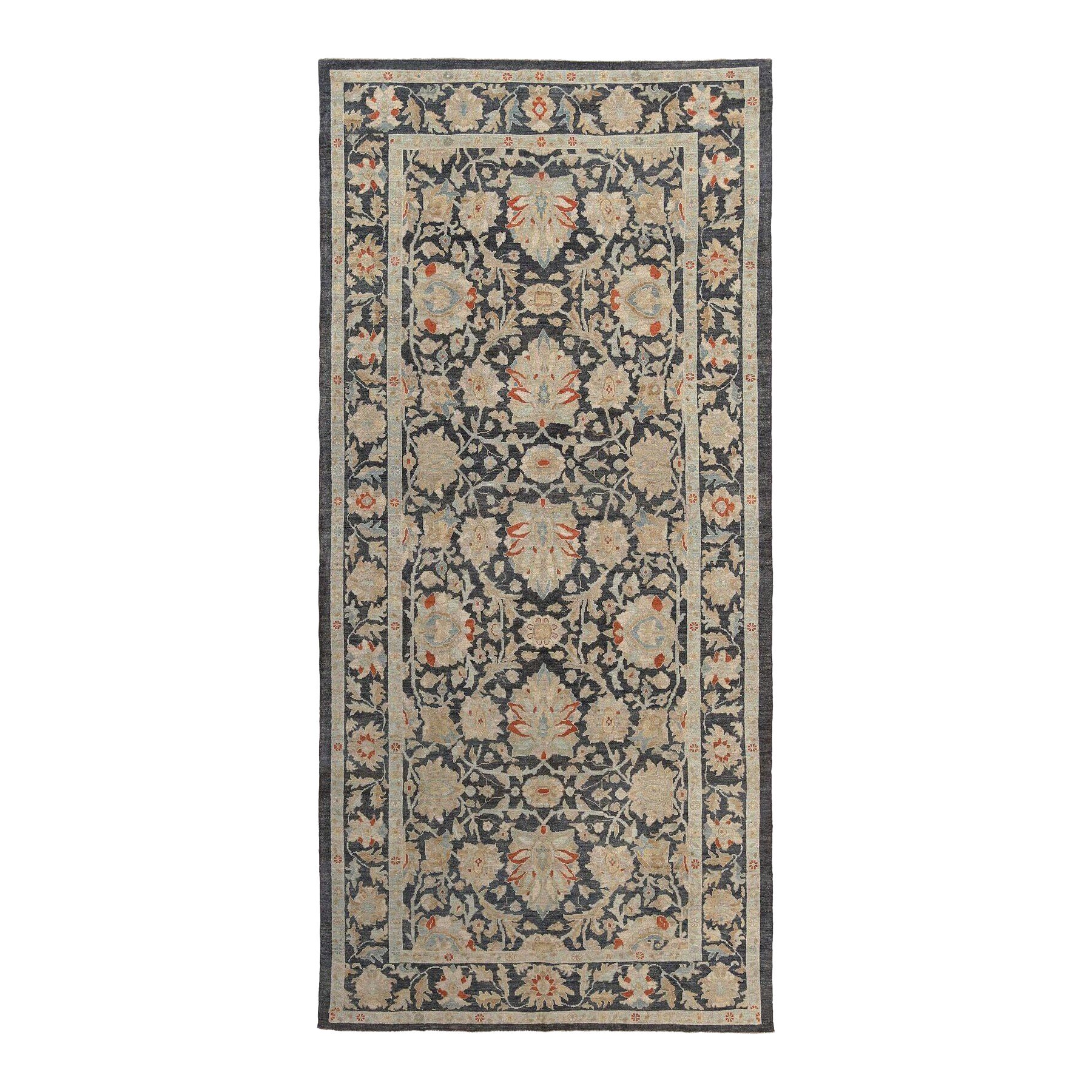 Afghanistan Sultanabad Area Rugs - Wool Brown Ivory Red - 97276