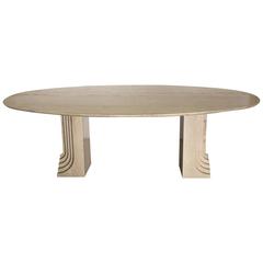 Exceptional Oval Table Samo by Carlo Scarpa