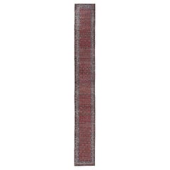 Persian Bakhshayesh Runner Rug - Wool Red Design - 96783