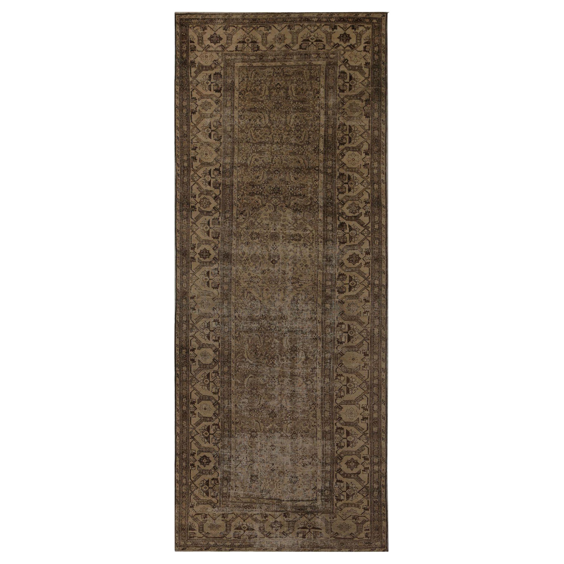 Persische Sultanabad Teppiche - Wolle Brown Taupe Design - 96838