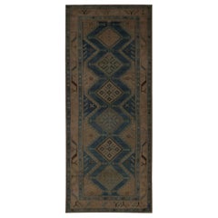 Persian Malayer Area Rugs - Wool Blue Gray Taupe Design - 96842