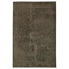 Persian Mahal Small Rug - Wool Brown Design - 96843