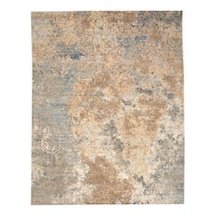 India Over Size Teppich - Wolle Brown Shades of Gray / Silber - 97319