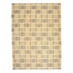 Afghanistan Swedish Collection Area Rugs - Wool Blue Ivory - 97360