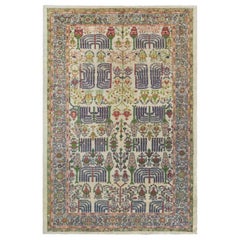 Doris Leslie Blau Alfombra Persa Sultanabad Antigua de mediados del siglo XX