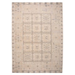 Tappeti per l'area Afghanistan Swedish Collection - Design in lana e avorio - 97349