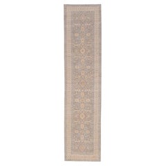Tapis de course Afghanistan Haji Jalili - Laine Design Brown - 98044