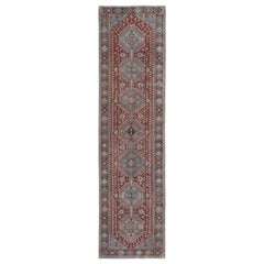 Tapis persan Shiraz - Motif rouge ivoire en laine - 97436