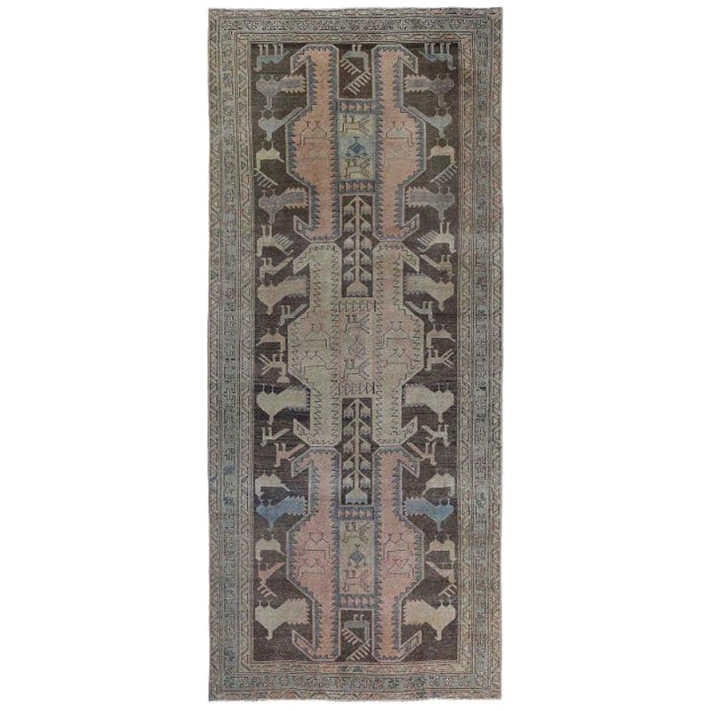 Tappeti persiani Azerbaijan - Lana Marrone Rosa Taupe Design - 97620