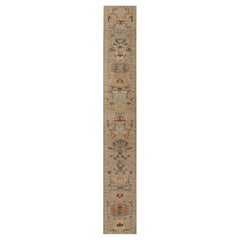 Afghanistan Sultanabad Läufer Teppich - Wolle Elfenbein Design - 95771