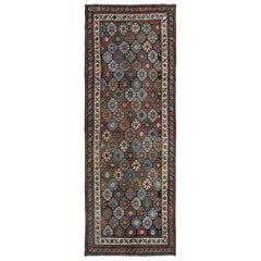 Tappeto Persiano Bijar - Lana Marrone Avorio Rosso - 97902