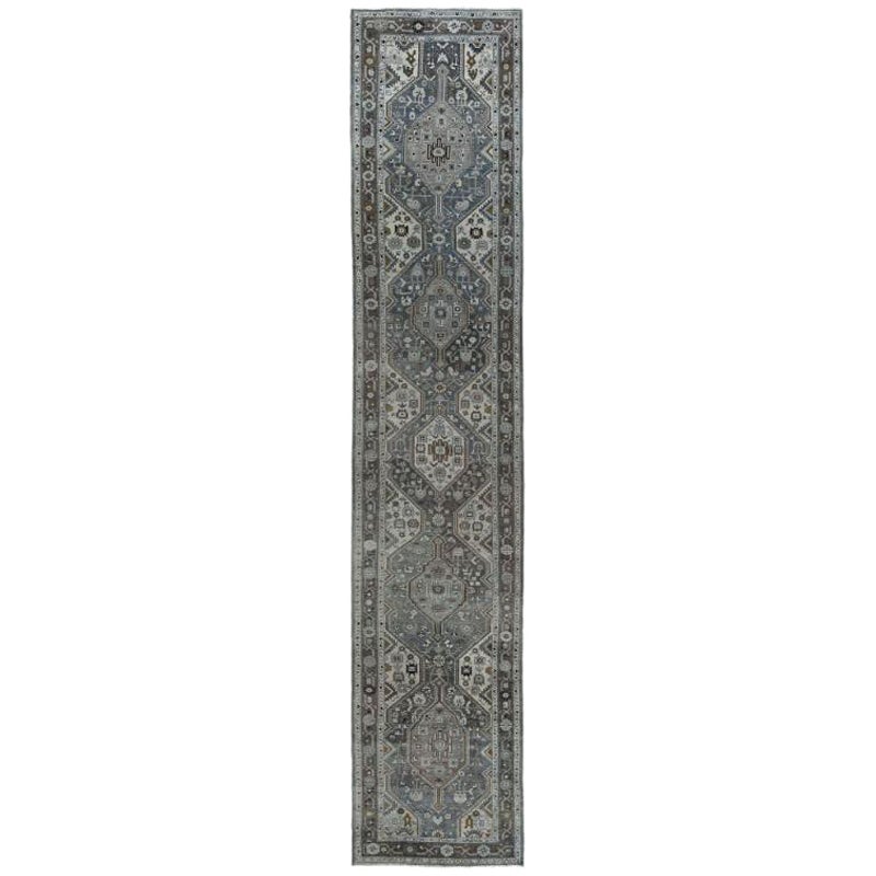 Tappeto Persiano Malayer - Lana Marrone Grigio Avorio - 97904