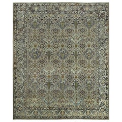 Persian Bakhtiari Area Rugs - Wool Ivory Design - 97559