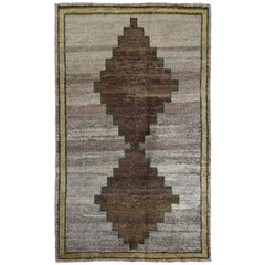 Tapis persan Gabbeh Small - Laine Brown Design/One - 97617