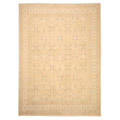 Afghanistan Haji Jalili Area Rugs - Wool Ivory Design - 93890
