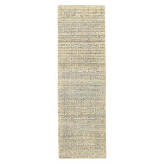 Alfombra Corredera Moderna India - Lana Tonos Marfil Gris / plata - 94203