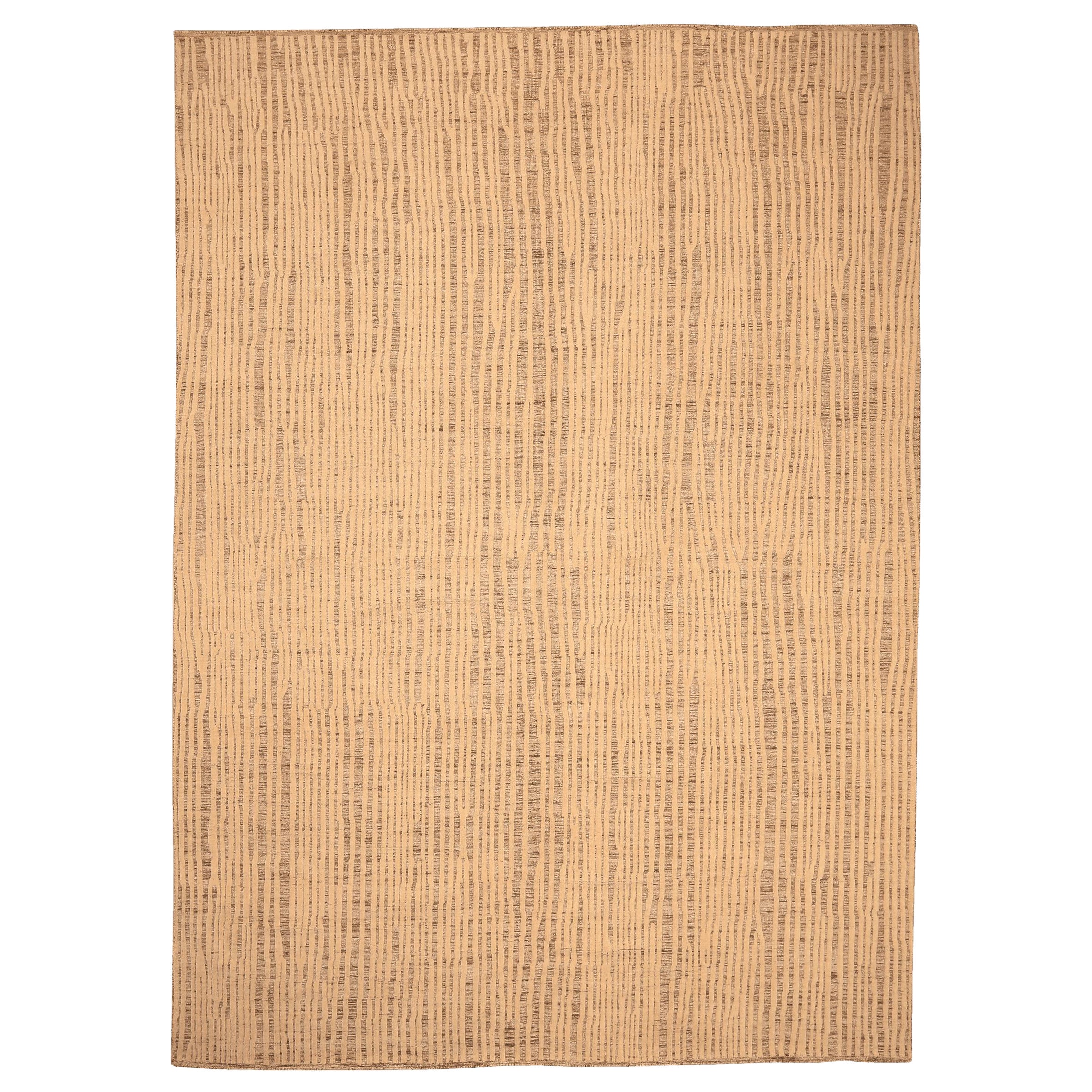Marokkanische Teppiche aus Indien – Wolle in elfenbeinfarbenem Design – 94230