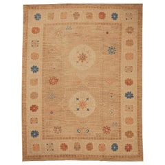 Tappeti Afghanistan Oushak - Lana Marrone Avorio - 94234