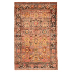 Tappeti India - Lana Rosa Rosso Giallo Design - 94241