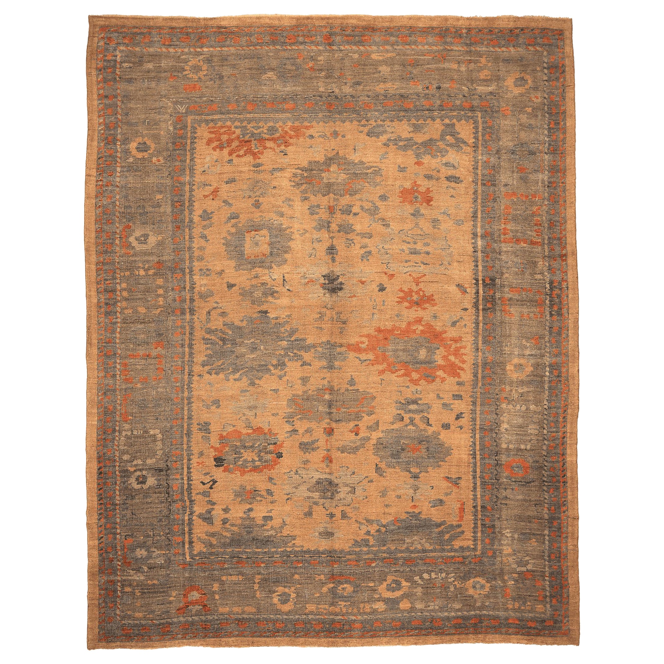 Afghanistan Oushak Area Rugs - Wolle Braun Orange Gelb - 94287