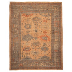 Tappeti Afghanistan Oushak - Lana Marrone Arancione Giallo - 94287