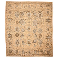 Tappeti Afghanistan Oushak - Lana Marrone Avorio - 94297