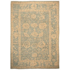 Afghanistan Oushak Area Rugs - Wolle Grau Elfenbein Design - 94298